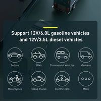 Baseus démarreur de voiture Pro 12000mAh batterie de bloc d'alimentation portable 1000A batterie de démarrage de voiture batterie de démarrage d'urgence de voiture