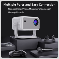 Ihomemix L018 Projecteur de cinéma maison natif 1080P, Smart Android 11, projecteur sans fil pour téléphone, projecteur portable mini extérieur