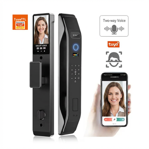 Hot sell 3D Face Recognition <b>Smart</b> Door <b>Lock</b> Tuya APP WiFi Fully Automatic Biometric Fingerprint <b>Lock</b> - Product Image 2