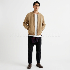 2026 Streetwear Custom Pockets Zip Fashionable Winter <b>Shearling</b> Sherpa Fleece <b>Jacket</b> - Product Image 1