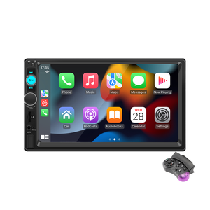 วิทยุติดรถยนต์ BQCC 2din หน้าจอสัมผัส 7 นิ้ว ไฟ 7 สี FM รองรับ CarPlay Android Auto TF/USB พร้อมรีโมทคอนโทรล รุ่น F7010C - Product Image 1