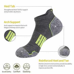 Ankle Athletic Low Cut <b>Socks</b> <b>Running</b> Sports Cushioned <b>Sock</b> - Product Image 4
