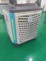 Hawaii nouveau 25000m3/h moteur à courant alternatif tuyau à haut volume d'air climatiseur évaporatif refroidisseurs d'air muraux