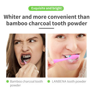 LANBENA Poudre blanchissante pour les dents à la menthe citronnée, marque privée, élimination des taches dentaires - Product Image 3