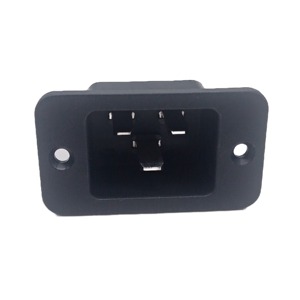 Conector <span class=keywords><strong>de</strong></span> Corriente Macho <span class=keywords><strong>de</strong></span> 16A con Certificación UL, Enchufe <span class=keywords><strong>de</strong></span> Tornillo <span class=keywords><strong>de</strong></span> 3 Pines 0722-CQ-UBK, Conector IEC C20, Módulo <span class=keywords><strong>de</strong></span> Entrada, Enchufes Eléctricos <span class=keywords><strong>de</strong></span> 250V - Product Image 1