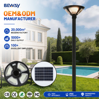 Lampe solaire de jardin LED 100W de haute qualité, télécommande, étanche, extérieur, IP65, capteur radar en aluminium