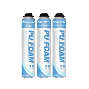 Atacado isolamento líquido preto expansão colorido poliuretano adesivo célula fechada 750ml fabricante de espuma pu