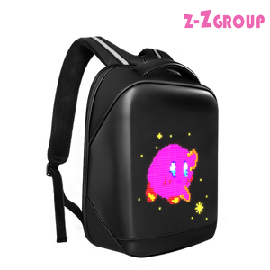 Tas olahraga Led, tas olahraga LED kontrol aplikasi seluler ransel LED dinamis warna penuh tampilan layar Led 3D ransel pintar Led Promosi - Product Image 4
