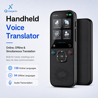 Dispositif de traduction vocale IA 138 langues en ligne 54 langues hors ligne Traduction vocale en temps réel Interprétation simultanée pour les voyages