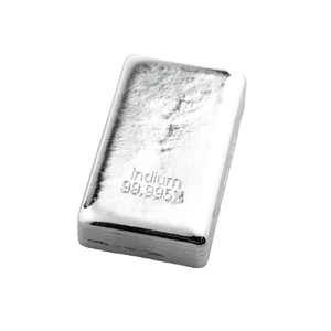 <span class=keywords><strong>Lingot</strong></span> d'indium de haute pureté 99,995 % 99,999 % (In) Métal pour soudure, revêtement de semi-conducteurs, croissance de cristaux - Product Image 1