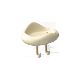 Support mural pour savon avec égouttoir, porte-savon de douche, plateau de rangement pour éponge, boîte de rangement créative à ventouse sans eau - Product Image 4