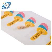 Personnalisé Votre Marque Logo Imprimé Bouteille Étiquette Autocollant Pvc En Plastique Étanche Emballage Autocollant