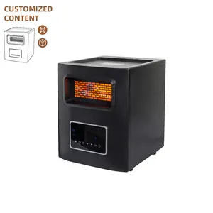 Groothandel Draagbare Personal Air Heater Office Home Self Control Thermostaat Heater 4 Element Infrarood Kachel