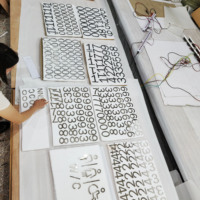 Chiffres solides en nickel plaqué miroir haute luminosité |   Signalétique architecturale en acier inoxydable 304 résistant à la corrosion
