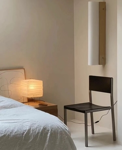 Silla de Comedor Contemporánea de Madera de Fresno con Estructura de Acero, Diseño Ligero <span class=keywords><strong>para</strong></span> Hogar, Bar, Hotel, Oficina y Sala de Estar - Product Image 6