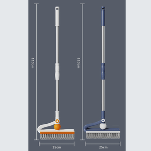 Brosses de nettoyage multifonctionnelles en plastique pour la maison Salle de bain Cuisine Toilette Espace pour cheveux Idéal pour le nettoyage des sols <span class=keywords><strong>Golf</strong></span> Crevice Care - Product Image 2