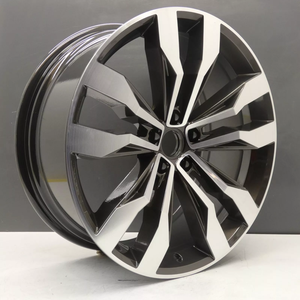 Bku Stock Casting 20 Inch 5x112 Wheels Black Alloy Rims Passenger Car Wheels for VW Tiguan <strong>T5</strong> T6 Golf <strong>R</strong> GTI - Product Image 5