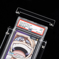 Support de Présentation de Cartes Gradées en Acrylique Poli Diamant 8mm pour PSA BGS CGC Beckett TCG – Présentoir de Bureau