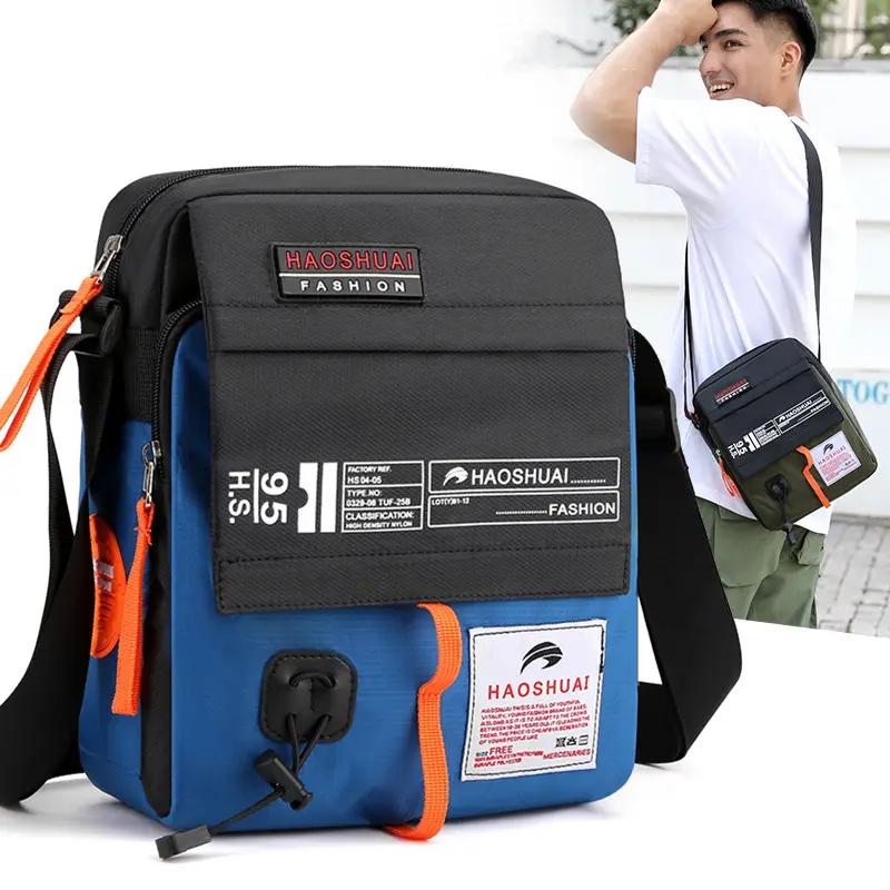 New Men's Diagonal Bag nylon Shoulder Bag Sports casual men's designer messenger bag