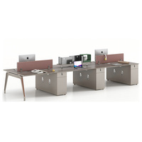 Postes de travail de bureau modernes et luxueux pour cadres et employés, avec cloisons, bureaux informatiques, ensemble de mobilier de table pour personnel, vente en gros