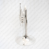 Silver Plated Brass Mellophone High Quality Marching Mellophone Instrument