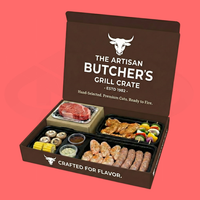 Kit de barbecue instantané jetable biodégradable et imperméable personnalisé, écologique, avec poignée, portable, prêt à l'emploi, charbon de bois en papier