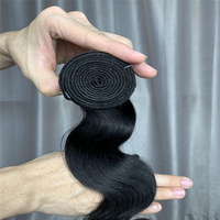 Extensions de cheveux naturels vierges indiens Remy de marque Dkl, non traités, 100g/5g, double trame machine, traitement chimique Mozambique