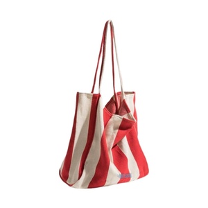 Large Eco Friendly Low MOQ Printed Canvas Tote <b>Bags</b> Embroidery Chains Two Handles <b>Shoulder</b> <b>Strap</b> Custom Logo TC Brand Button - Product Image 2