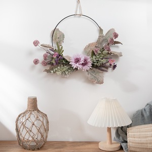 CallaFloral ผนังดอกไม้ประดิษฐ์แบบแขวน ดีไซน์ดอกกุหลาบและดอกซากุระ ของตกแต่งบ้าน ของตกแต่งงานแต่งงาน CF01015 - Product Image 1