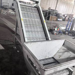 آلة نقل صناعية ذات ألواح سلسلة مقاومة للحرارة لنقل رقائق الحديد الخردة ونفايات ورشة CNC - Product Image 5