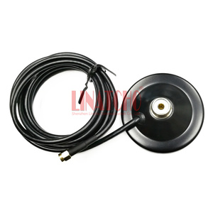 Support de Base magnétique d'<span class=keywords><strong>antenne</strong></span> de voiture, 5 pièces, 75MM de diamètre PL259 UHF - Product Image 4