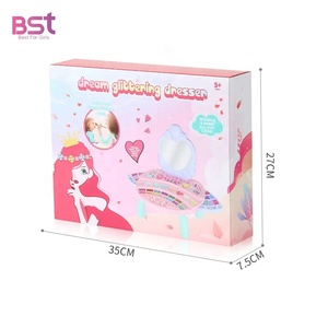 Jeu de jouets de <span class=keywords><strong>maquillage</strong></span> BST coiffeuse de <span class=keywords><strong>maquillage</strong></span> pour enfants, jouets de <span class=keywords><strong>maquillage</strong></span> Table de <span class=keywords><strong>maquillage</strong></span> scintillante pour enfants de rêve pour filles - Product Image 6