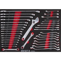 Chariot à outils BESITA 365 pièces, kit d'outils manuels pour mécanicien automobile avec chariot roulant, armoire à outils pour atelier de réparation automobile