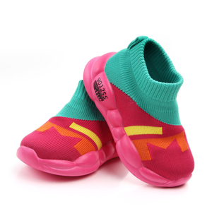 Детские кроссовки 2022 вязаные носки плоская повседневная обувь для мальчиков Брендовая детская обувь для девочек - Product Image 2