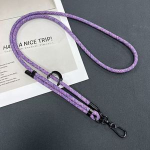 Sangle de cou et d'épaule universelle pour téléphone portable, réglable, en polyester jacquard, avec crochet, bandoulière pour iPhone - Product Image 3