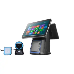 New Android Windows pos system all in one touch screen pos All In One Pc Pos Terminal With Printer