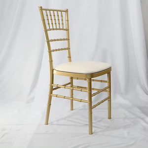Silla Chiavari de oro moderna de lujo para bodas, banquetes reales, eventos al aire libre/apartamentos, hoteles elegantes de diseño de metal dorado King - Product Image 6