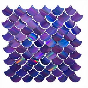 สติ๊กเกอร์ติดผนังตกแต่งบ้านคุณภาพสูงแบบใหม่ เงางาม วัสดุ PET ลายเกล็ดปลา สะท้อนแสง เหมาะสำหรับตกแต่งบ้าน หรือใช้เป็นป้ายโฆษณา - Product Image 1