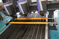 Fresadora CNC de Alta Resistencia de 3 Cabezales y 3 Ejes con Rotatorio, Máquina de Corte de Madera 3D para Tallado de Madera
