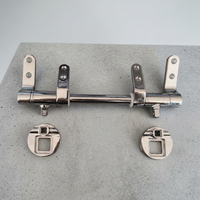 Charnières de siège de toilette à fixation supérieure en alliage de zinc chromé à dégagement rapide, charnière à barre, charnière à fermeture douce avec installation facile