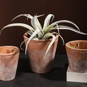 New design european style matte home decoration ceramic indoor plant stand / terracotta flower pot for garden