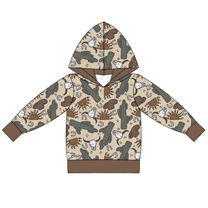 La più recente felpa con cappuccio per ragazzi 0-16 anni Top felpa con cappuccio per bambini con stampa occidentale con cappuccio abbigliamento per bambini primavera inverno - Product Image 6