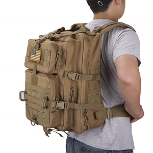 Tactical Molle External <b>Frame</b> Assault <b>Backpack</b>-Waterproof 56-76L Capacity for Camping Hiking & Sports - Product Image 5