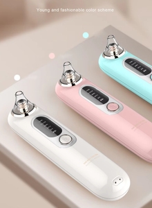 Portable USB Rechargeable LED Vacuum Blackhead Remover 4 Suction Heads Acne <b>Pore</b> Deep <b>Cleaner</b> - Product Image 5