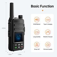 Radio Portátil de Largo Alcance con Tarjeta SIM 4G LTE, Precio de Fábrica, Walkie-Talkie Global