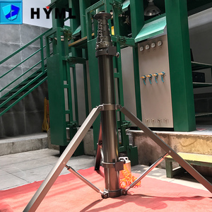 Mástil de bloqueo de pasador de anillo de alta estabilidad con trípode Aluminio industrial y poste de luz para aplicaciones cuadradas al aire libre - Product Image 2