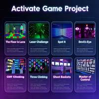Équipement de jeu interactif LED d'intérieur pour la réaction rapide sur grille, idéal pour les événements, la location, les fêtes d'entreprise et l'activation de marque