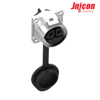 Connecteur étanche à verrouillage rapide MJ24 2 broches mâle/femelle 50A 300V IP67 pour l'éclairage LED et les équipements industriels