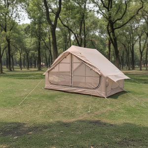 Tente de camping gonflable automatique 6,3 m² style maison de luxe, tente pneumatique en tissu Oxford imperméable 3000 mm pour le glamping familial - Product Image 6