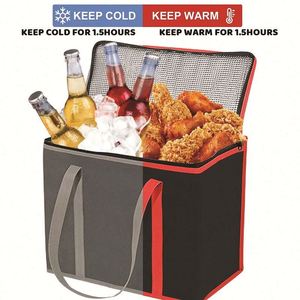 High Quality Wholesale Foldable Insulated Thermal Aluminum Foil Biodegradable Non Woven Cooler Bags - Product Image 4